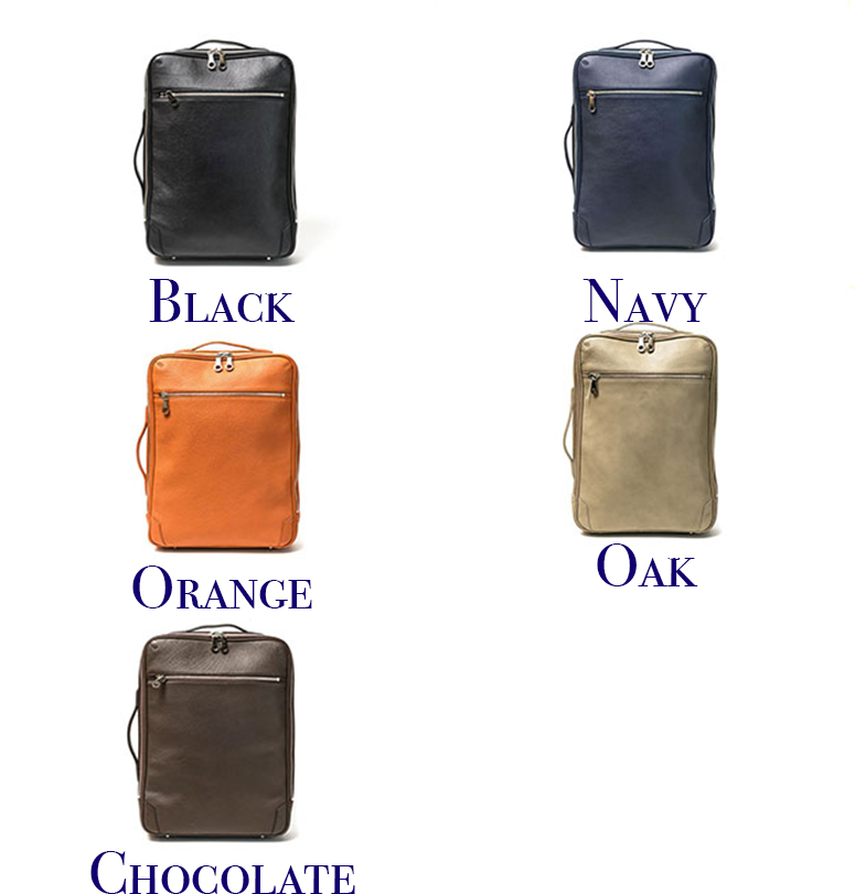 Cimabue] Himeji Shrunken Calf Leather 4-Way Backpack – FREE