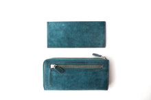 Load image into Gallery viewer, [Boosters]&lt;br&gt;Premium Italian Leather Long zip wallet&lt;br&gt;