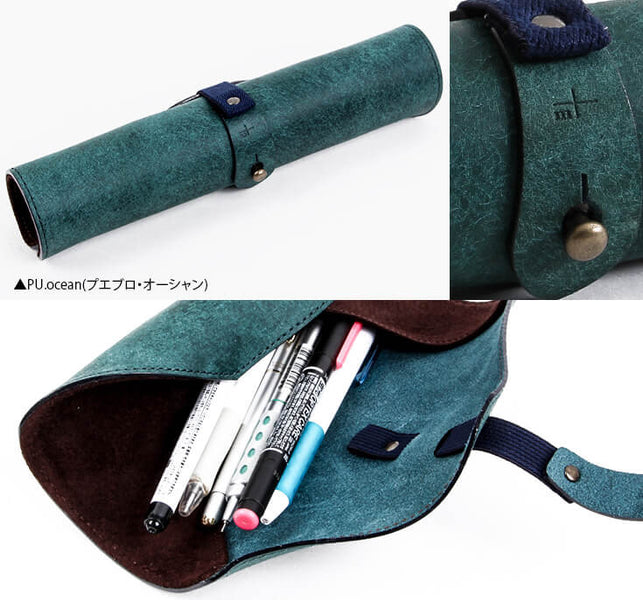 Rotolo - Pueblo leather pencil case