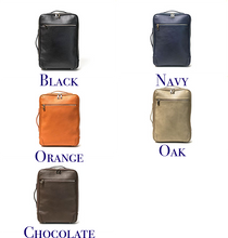 Load image into Gallery viewer, [Cimabue]&lt;br&gt;Himeiji Shrunken Calf Leather 4-way Backpack