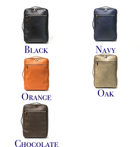 [Cimabue]<br>Himeiji Shrunken Calf Leather 4-way Backpack