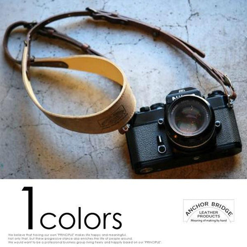 [Anchor Bridge]<br> Leather Camera Strap