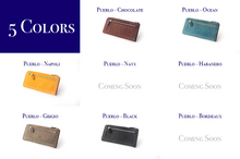 Load image into Gallery viewer, [Boosters]&lt;br&gt;Premium Italian Leather Long zip wallet&lt;br&gt;