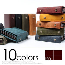 Load image into Gallery viewer, M+ Millefolie Pueblo Leather Wallet 10 color variation