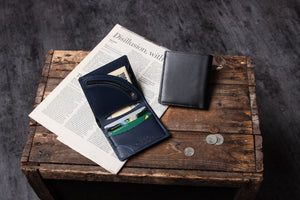 [VINTAGE REVIVAL PRODUCTIONS] <br>Air Wallet tanned leather