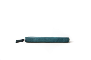 [Boosters]<br>Basic Italian Leather Long Zip Wallet