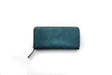 Load image into Gallery viewer, [Boosters]&lt;br&gt;Basic Italian Leather Long Zip Wallet