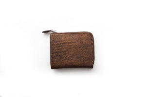 [Boosters]<br>Italian Pueblo Leather Short L-Zip Wallet