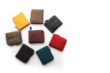 Load image into Gallery viewer, [Boosters]&lt;br&gt;Italian Pueblo Leather Short L-Zip Wallet