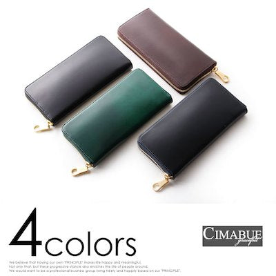 Cimabue] Aniline Cordoban Long Zip Wallet – FREE SPIRITS JAPAN 