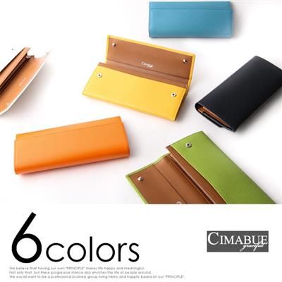 Cimabue] Nobledssa Calf Leather Long Wallet – FREE SPIRITS JAPAN 